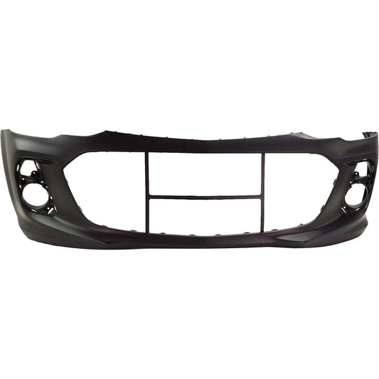 Primed Front Bumper Cover Fascia 42525595 GM1000A24 Replacement For Chevrolet Sonic 2017 2018 2019 2020 Primed