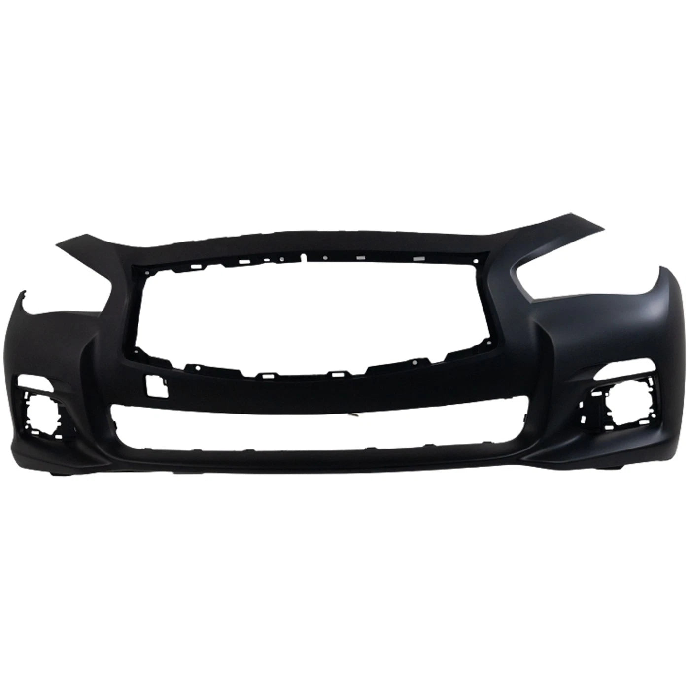 Primed Bumper Cover 620224HB0H IN1000256 Replacement For Infiniti Q50 2014 2015 2016 2017 Except Sport Model Front Plastic Primed
