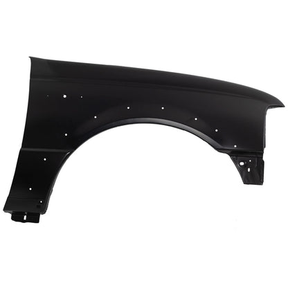 Primed Fender Replacement For Ford Ranger 2004 2005 Front Passenger Side with Wheel Opening Molding 5L5Z16005B FO1241238