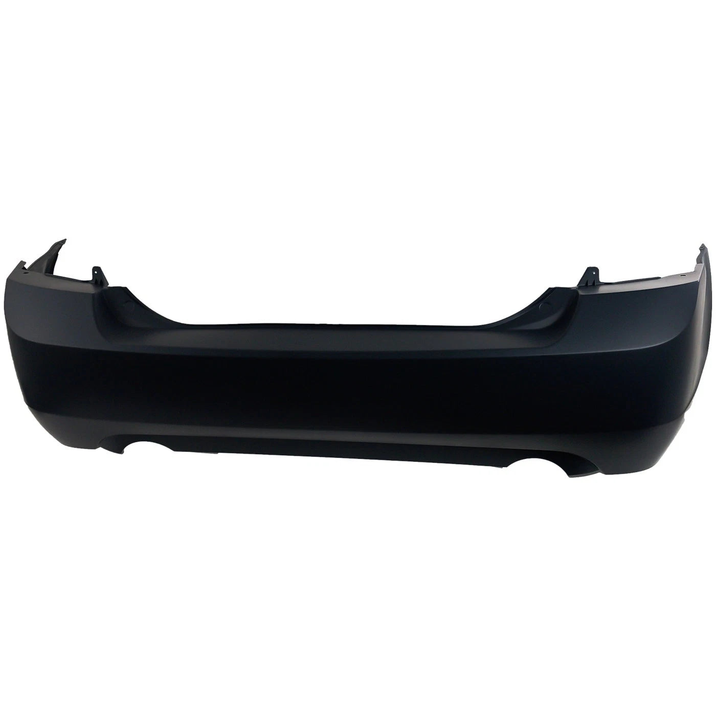 Primed Rear Bumper Cover 8E5Z17K835HAPTM FO1100593 Replacement For Ford Fusion 2006 2007 2008 2009 with Dual Exhaust Holes Primed