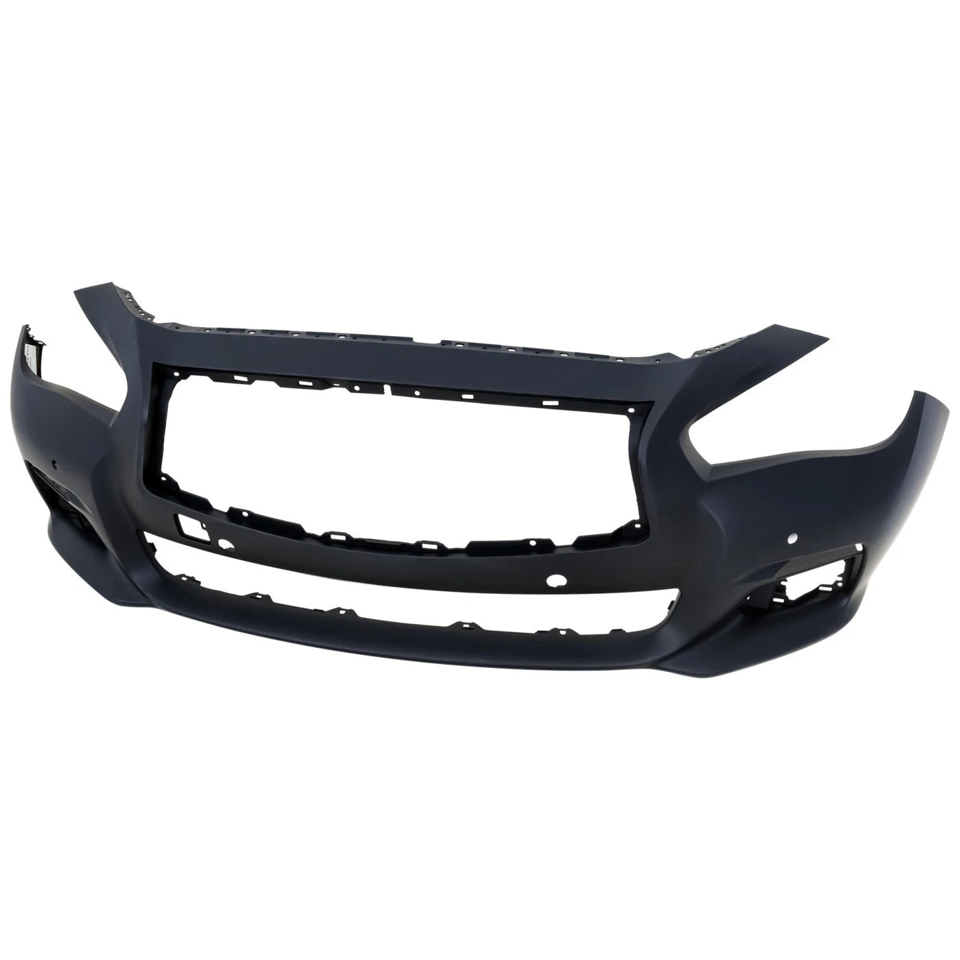 Primed Front Bumper Cover Primed 620224HC0H IN1000257 Replacement For Infiniti Q50 2014 2015 2016 2017
