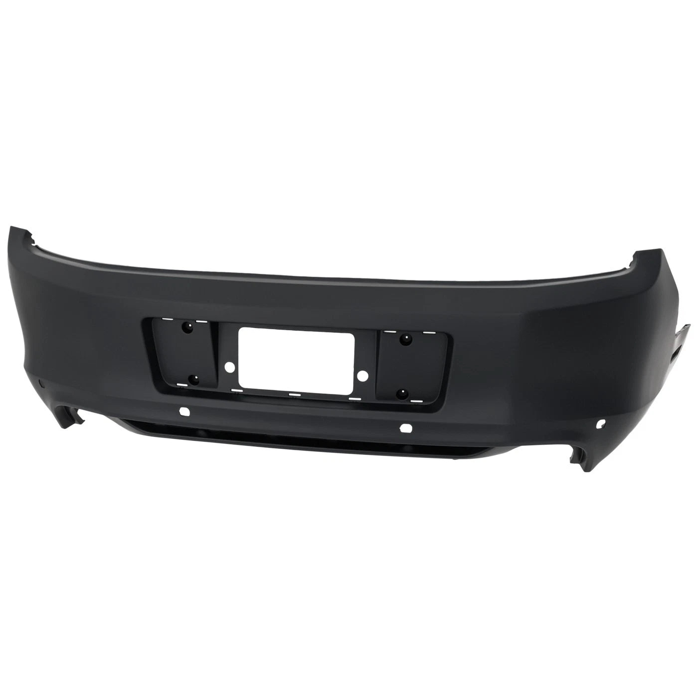 Primed Bumper Cover DR3Z17K835BAPTM FO1100686 Replacement For Ford Mustang 2013 2014 Base GT With Sensor Holes Rear Primed