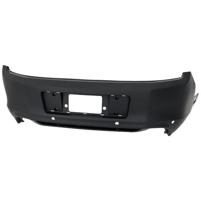 Primed Bumper Cover DR3Z17K835BAPTM FO1100686 Replacement For Ford Mustang 2013 2014 Base GT With Sensor Holes Rear Primed