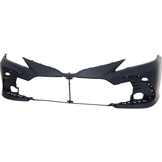 Primed Bumper Cover Fascia 521190X953 521193T961 TO1000466 Replacement For Toyota Camry 2021 2022 2023 2024 Front Primed LE/Hybrid LE/XLE