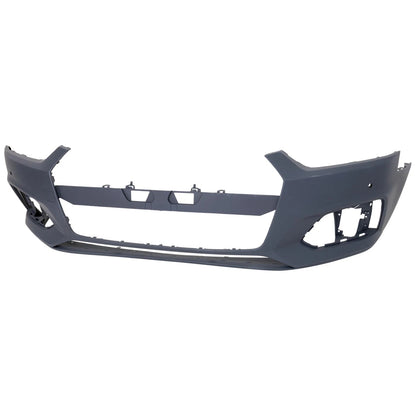 Primed Bumper Cover Fascia Front 8W6807065BGRU AU1000281 Replacement For Audi A5 Quattro Sportback 2018 2019 Primed