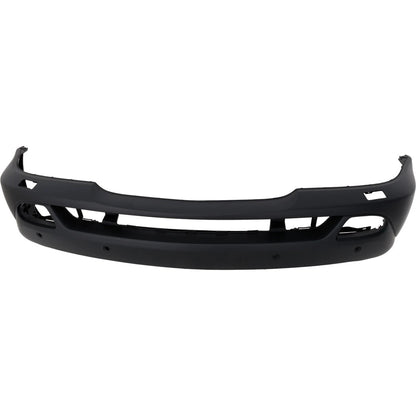 Primed Primed Bumper Cover 1638804870 MB1000165 Replacement For Mercedes Benz ML320 2001-2003 Replacement For ML350 2003-2005 Replacement For ML500 2002-2005 With Washer & Sensor Holes Front
