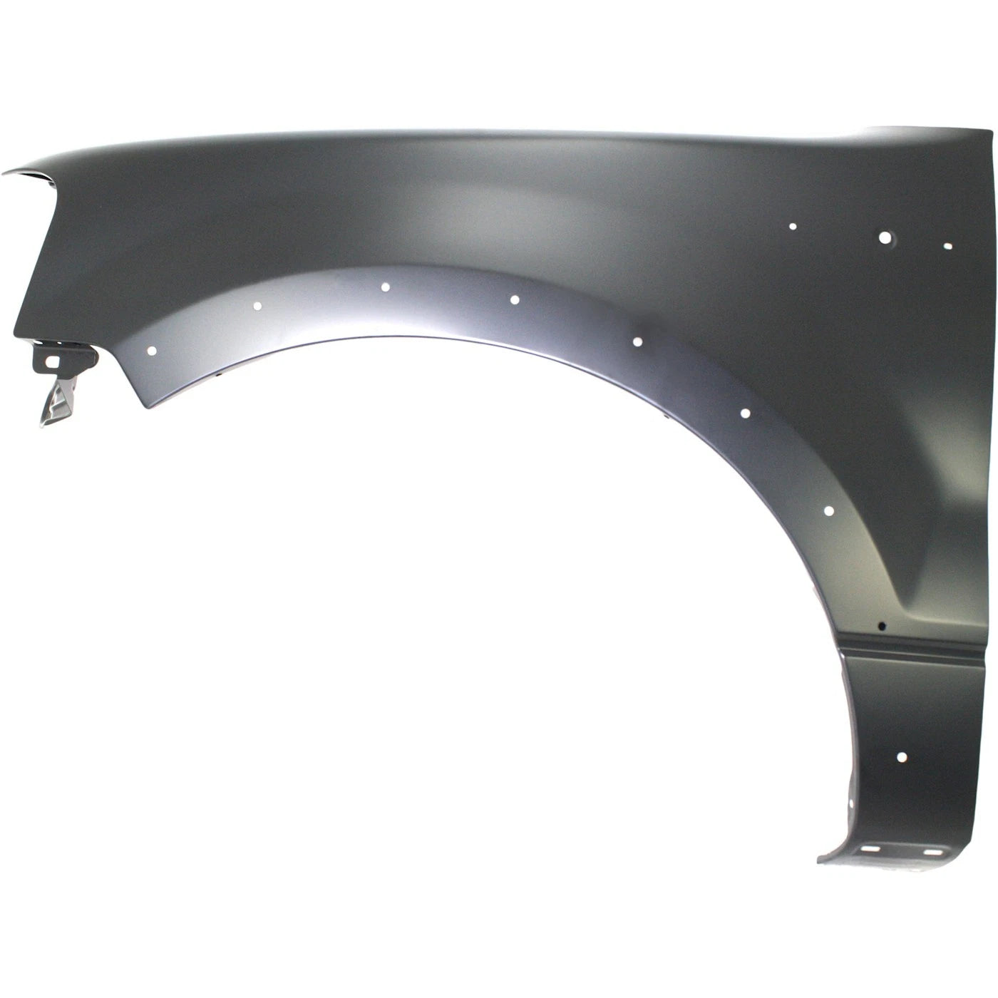 Primed Fender Replacement For Ford F-150 2004 2005 2006 2007 2008 Front Driver Side with Wheel Opening Molding 5L3Z16006BA FO1240232