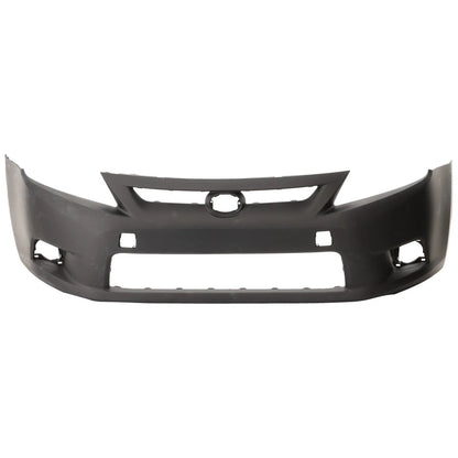 Primed Front Bumper Cover 5211921915 SC1000108 Replacement For Scion tC 2011 2012 2013 with Fog Lamp Holes Primed
