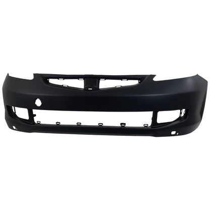 Primed Front Bumper Cover 04711SLNA81ZZ HO1000249 Replacement For Honda Fit 2007-2008 with Fog Lamp Holes Primed