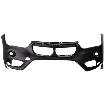 Primed Bumper Cover Fascia Front Upper BM1014100 51117453562 Replacement For BMW X1 2016 2017 2018 2019 Primed