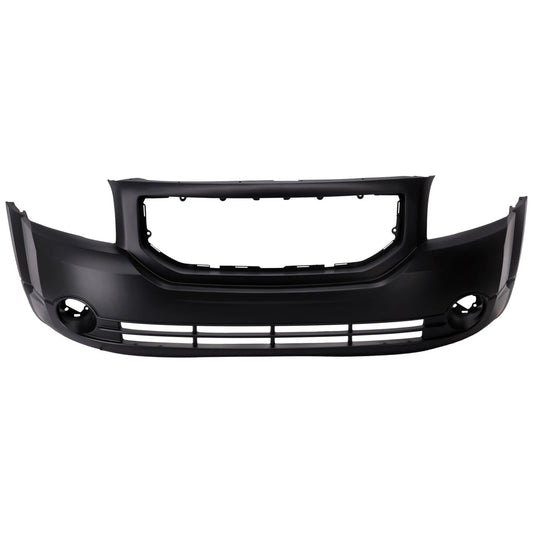 Primed Front Bumper Cover 5183394AE CH1000870 Replacement For Dodge Caliber 2007 2008 2009 2010 2011 2012 with Fog Lamp Holes Primed