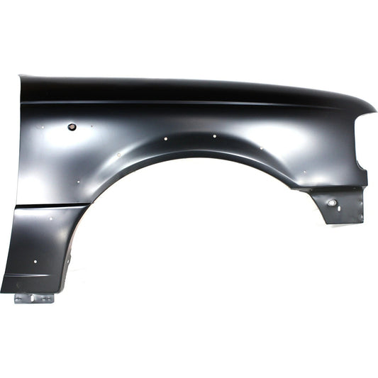 Primed Fender Replacement For Ford Ranger 1993 1994 1995 1996 1997 Front Passenger Side with Wheel Opening Molding F57Z16005EC FO1241160