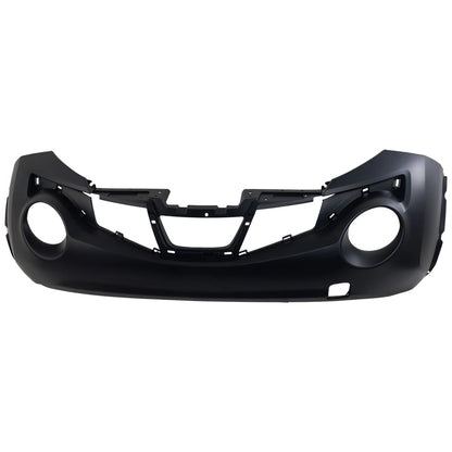 Primed Front Bumper Cover FBM221KM5H NI1000279 Replacement For Nissan Juke 2011 2012 Primed with Fog Lamp and Tow Hook Holes