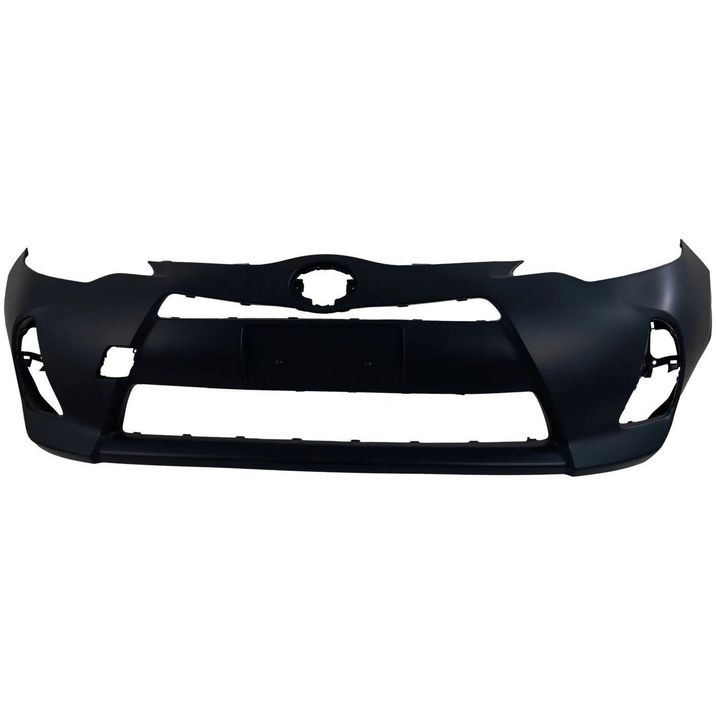 Primed Front Bumper Cover 5211952980 TO1000392 Replacement For Toyota Prius 2012 2013 2014 C with Fog Lamp Holes Primed