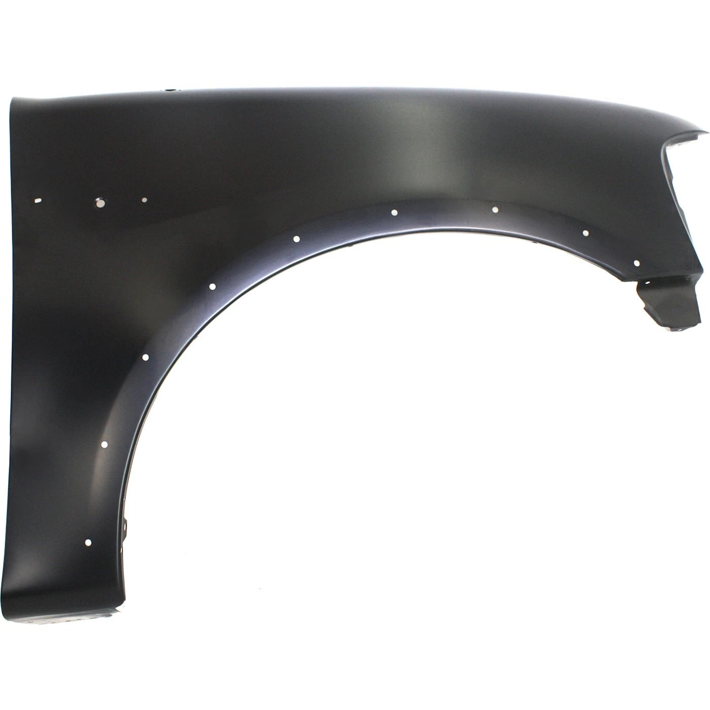 Primed Fender Replacement For Ford F-150 1997 1998 1999 2000 2001 2002 2003 Front Passenger Side with Wheel Opening Molding 2L3Z16005AA FO1241192