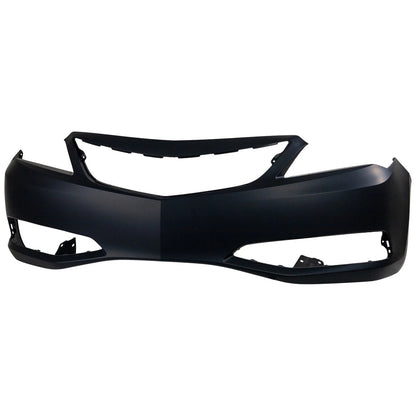 Primed Front Bumper Cover 04711TX6A90ZZ AC1000180 Replacement For Acura ILX 2013 2014 2015 with Fog Lamp Holes Primed