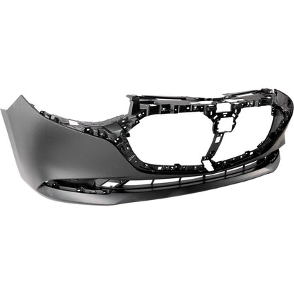 Primed Bumper Cover Fascia Front Primed BDTS50031EBB MA1000254 Replacement For Mazda 3 2019 2020 2021 2022 2023 2024 2025 Mexico Built Models Sedan