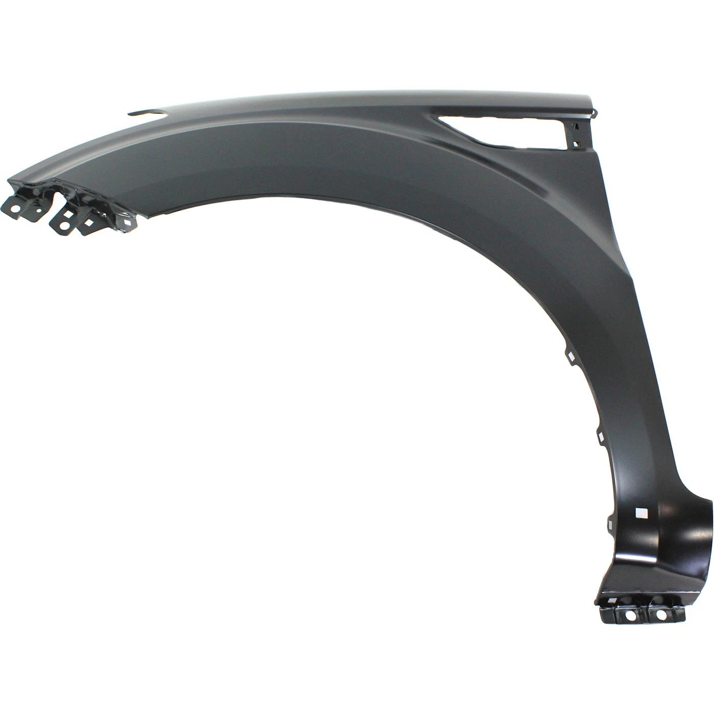 Primed Fender Replacement For Kia Soul 2010 2011 2012 Front Driver Side with Moulding 663112K500 KI1240130