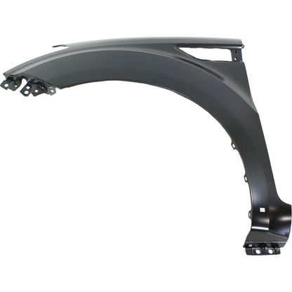 Primed Fender Replacement For Kia Soul 2010 2011 2012 Front Driver Side with Moulding 663112K500 KI1240130