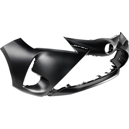 Primed Bumper Cover 521190U931 TO1000436 Replacement For Toyota Yaris 2018 2019 Front Primed
