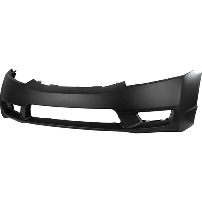 Primed Front Bumper Cover 04711SNAA90ZZ HO1000266 Replacement For Honda Civic 2009 2010 2011 Sedan Primed