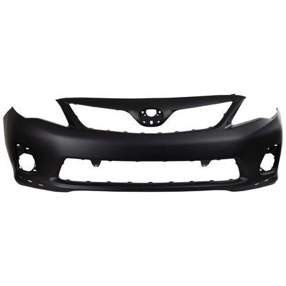 Primed Bumper Cover Fascia Front 5211903902 TO1000373 Replacement For Toyota Corolla 2011 2012 2013 Primed
