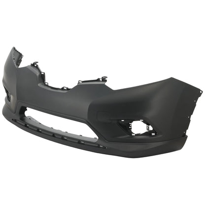 Primed Front Bumper Cover 620224BA0H NI1000293  Replacement For Nissan Rogue 2014 2015 2016 Primed
