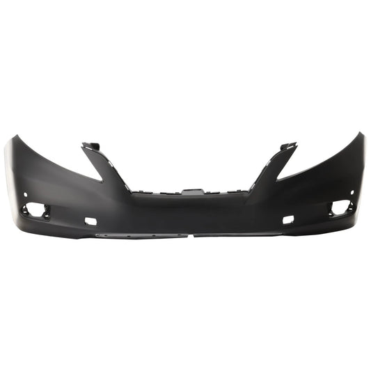 Primed Front Bumper Cover 521190E907 LX1000191 Replacement For Lexus RX350 2010 2011 2012 with Park Assist Sensor Holes Primed