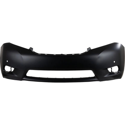 Primed Front Bumper Cover 5211908902 TO1000368 Replacement For Toyota Sienna 2011 2012 2013 2014 2015 2016 2017 Limited XLE Primed