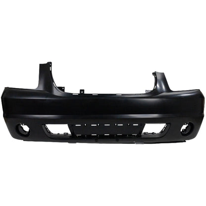 Primed Frnt Bumper Cover 25890766 GM1000818 Replacement For GMC Yukon 2007 2008 2009 2010 2011 2012 2013 2014 with Fog Lamp Holes Replacement For GMC Yukon XL 1500 2500 2007-2013 Primed