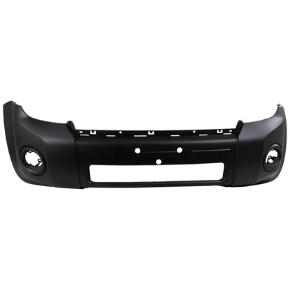 Primed Front Bumper Cover FO1000622 AL8Z17D957BPTM Replacement For Ford Escape 2008 2009 2010 2011 2012 Primed