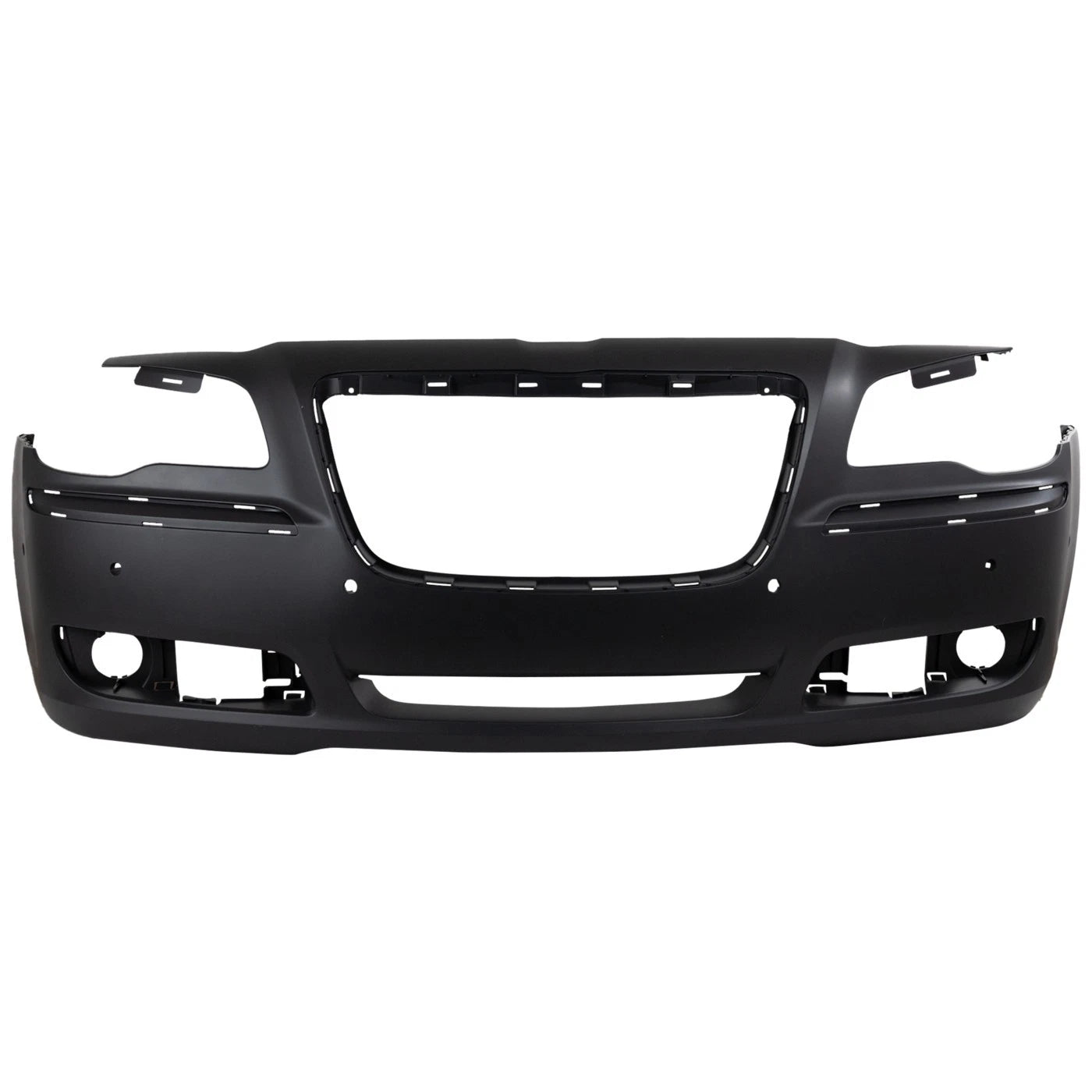 Primed Primed Bumper Cover 68127939AE CH1000A01 Replacement For Chrysler 300 2011 2012 2013 2014 with Parking Aid Sensor Holes Front