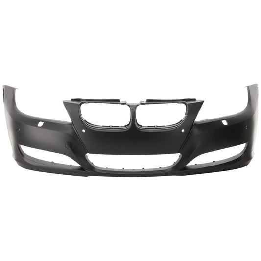 Primed Primed Bumper Cover 51117226712 BM1000209 Replacement For BMW 328i 2009 2010 2011 2012 Sedan Wagon With Headlight Washer Holes Front