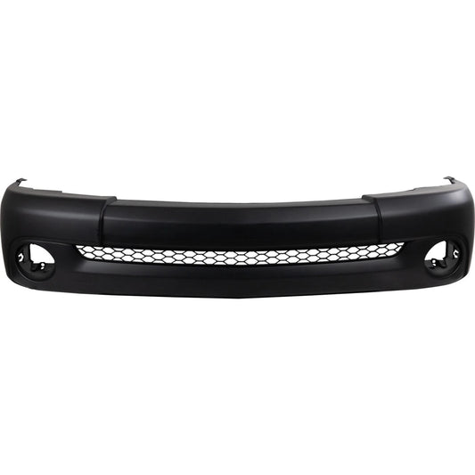 Primed Front Bumper Cover 521190C050 TO1000254 Replacement For Toyota Tundra 2003 2004 2005 2006 Base Model Regular Cab Primed