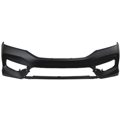Primed Front Bumper Cover Primed 71101T2FA50ZZ HO1000302 Replacement For Honda Accord 2016 2017 4-Door Sedan