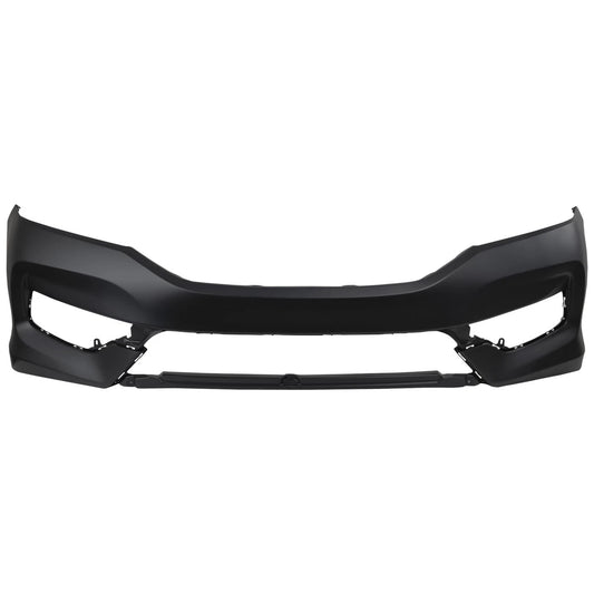 Primed Front Bumper Cover Primed 71101T2FA50ZZ HO1000302 Replacement For Honda Accord 2016 2017 4-Door Sedan