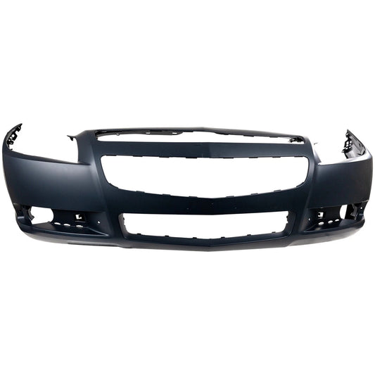 Primed Primed Front Bumper Cover 20832808 GM1000858 Replacement For Chevrolet Malibu 2008 2009 2010 2011 2012 Sedan Primed With Fog Light Holes