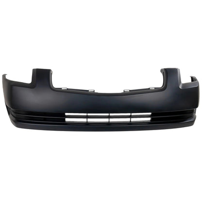 Primed Front Bumper Cover 620227Y040 NI1000211 Replacement For Nissan Maxima 2004 2005 2006 with Fog Lamp Holes Primed