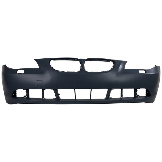 Primed Front Bumper Cover 51117111739 BM1000154 Replacement For BMW 530i 525i 2004 2005 2006 2007 Replacement For BMW 550i 530xi 525xi 2006 2007 Primed