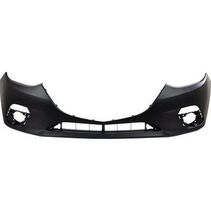 Primed Front Bumper Cover MA1000239 BJS750031ABB Replacement For Mazda 3 Sport 2014 2015 2016 Primed