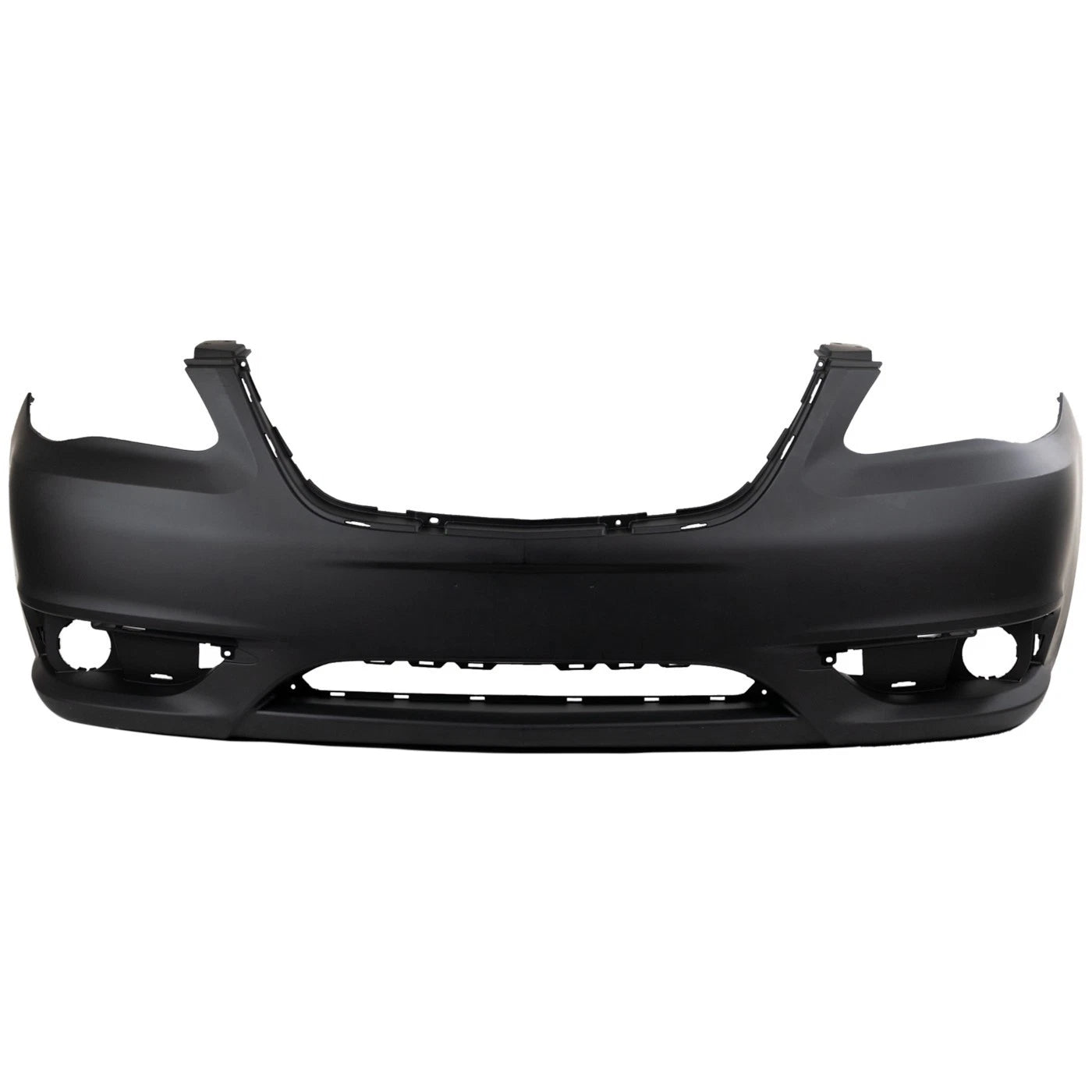 Primed Front Bumper Cover 68082047AE 68082047AD CH1000997 Replacement For Chrysler 200 2011 2012 2013 2014 with Fog Lamp Holes Primed