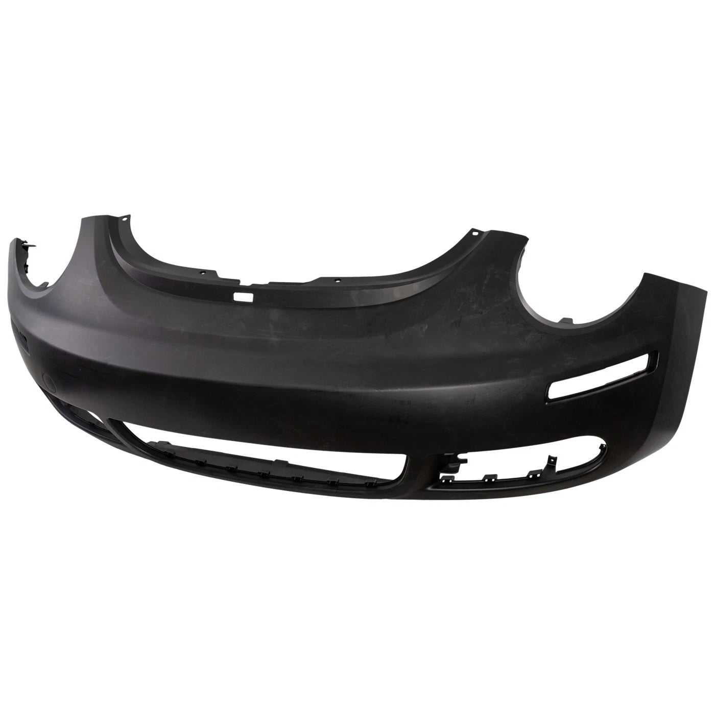 Primed Front Bumper Cover 1C0807079AGRU VW1000166 Replacement For Volkswagen Beetle 2006 2007 2008 2009 2010 with Fog Lamp Holes Primed