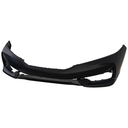 Primed Bumper Cover Fascia Front Coupe 71101T3LA50ZZ HO1000304 Replacement For Honda Accord 2016 2017 Primed