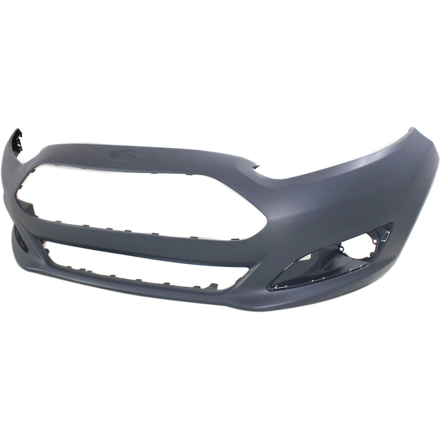 Primed Primed Front Bumper Cover D2BZ17757AB FO1000693 Replacement For Ford Fiesta 2014 2015 2016 2017 2018 2019 Sedan Hatchback With Fog Light Holes