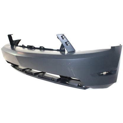 Primed Front Bumper Cover AR3Z17D957BA FO1000646 Replacement For Ford Mustang 2010 2011 2012 with Fog Lamp Holes Primed