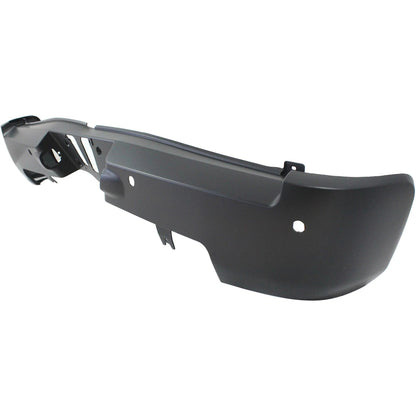 Primed Rear Bumper Cover 521590C904 TO1100257 Replacement For Toyota Tundra 2007 2008 2009 2010 2011 2012 2013 with Park Sensor Holes Primed