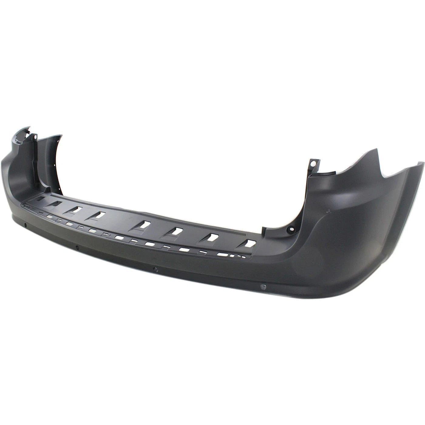 Primed Rear Bumper Cover with Blind Spot with Park Sensor 68125725AB CH1100970 Replacement For Dodge Grand Caravan 2011 2012 2013 2014 2015 2016 2017 2018 2019 2020 Primed