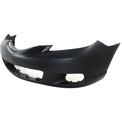 Primed Front Bumper Cover BN8F50031DBB MA1000195 Replacement For Mazda 3 2004 2005 2006 Hatchback with Fog Lamp Holes Primed