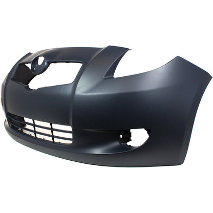 Primed Bumper Cover Fascia 5211952925 TO1000325 Replacement For Toyota Yaris 2007 2008 Hatchback Front