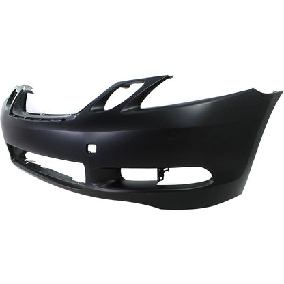 Primed Bumper Cover 5211930967 LX1000152 Replacement For Lexus GS300 2006 with Headlight Washer Holes Primed Front